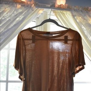 Forever 21 Dark Mustard Top size XS